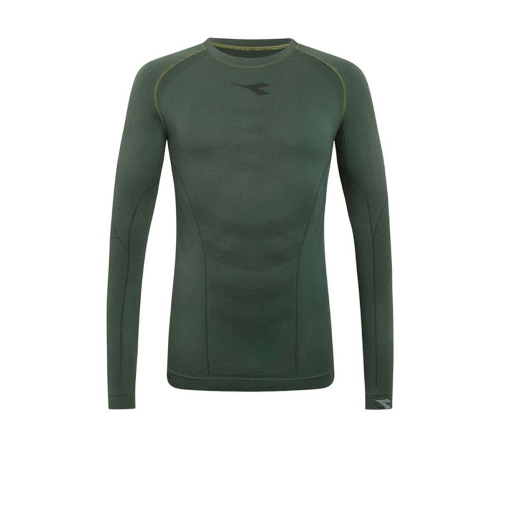 Men’s Long Sleeve T-Shirt Diadora Stratozero Olive
