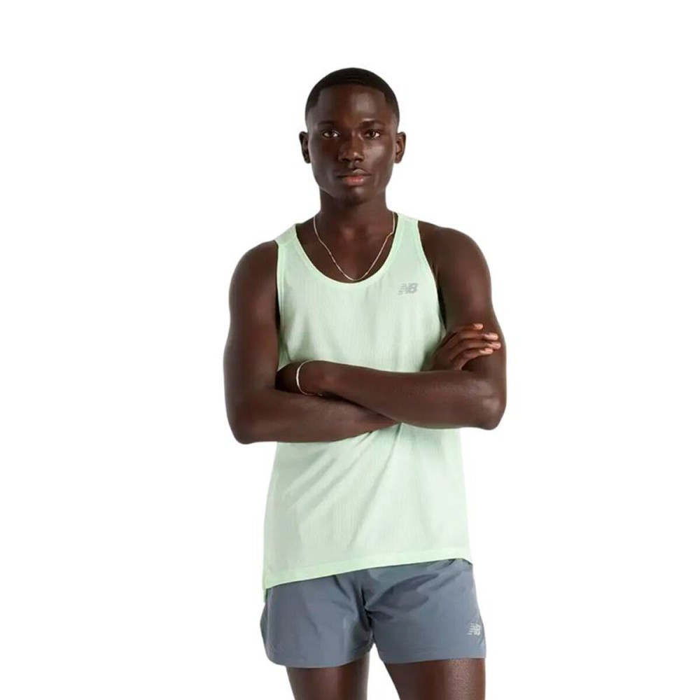 Tank Top Men New Balance Athletics Singlet Light Green