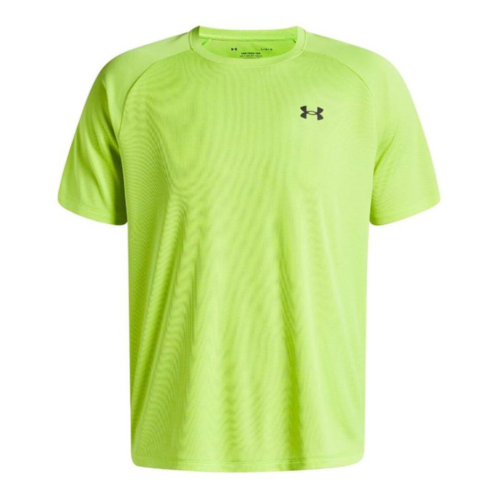 Men’s Short Sleeve T-Shirt Under Armour Tech Textured Lime green