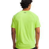 Men’s Short Sleeve T-Shirt Under Armour Tech Textured Lime green