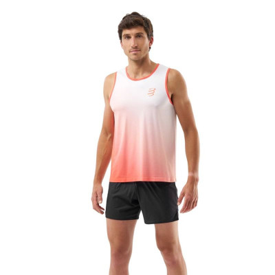 Men's Sleeveless T-shirt Compressport Performance White