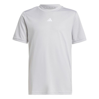 Child's Short Sleeve T-Shirt Adidas Tr-Essentials Light grey