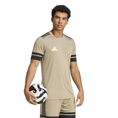 Men's Short-sleeved Football Shirt Adidas Squadra25 Jsy Beige