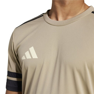 Men's Short-sleeved Football Shirt Adidas Squadra25 Jsy Beige