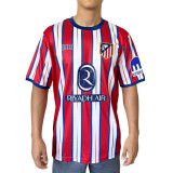Men's Short-sleeved Football Shirt Atlético Madrid Official Home Jersey 24/25