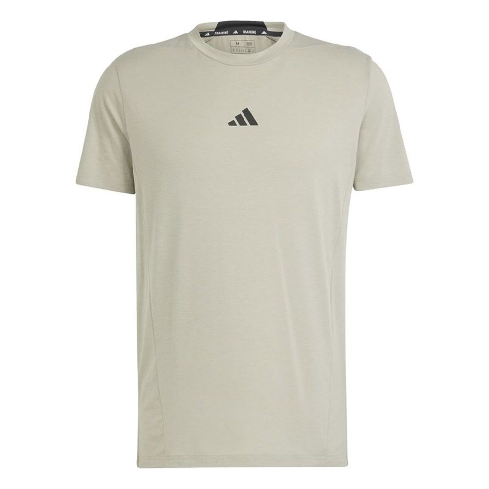Men’s Short Sleeve T-Shirt Adidas Essentials D4T Grey