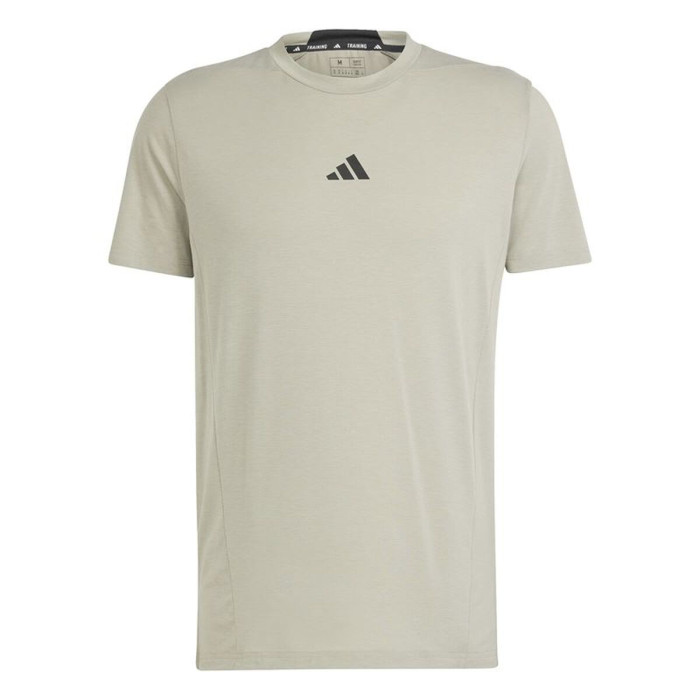 Men’s Short Sleeve T-Shirt Adidas Essentials D4T Grey