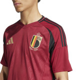 Men's Short-sleeved Football Shirt Adidas Belgium 24/25 Home