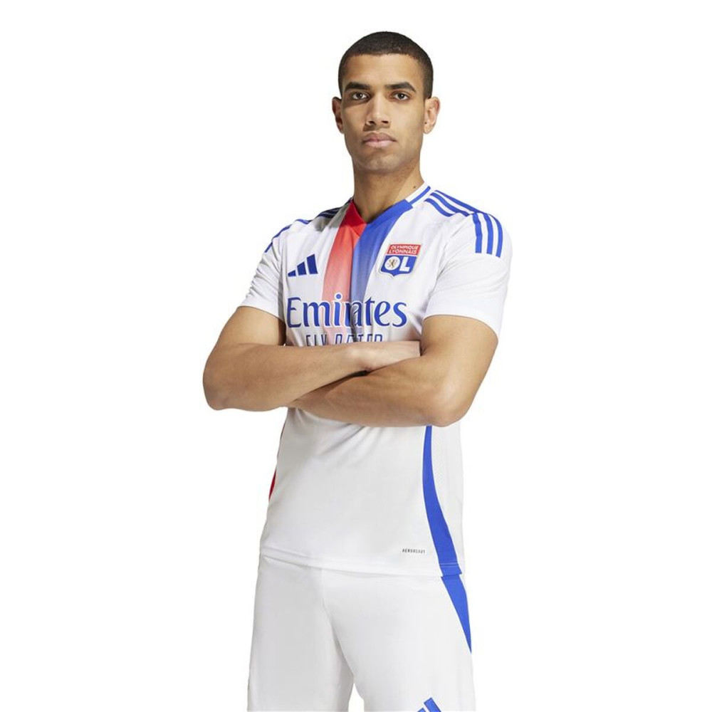Men's Short-sleeved Football Shirt Adidas Olympique Lyonnais 24/25 Home