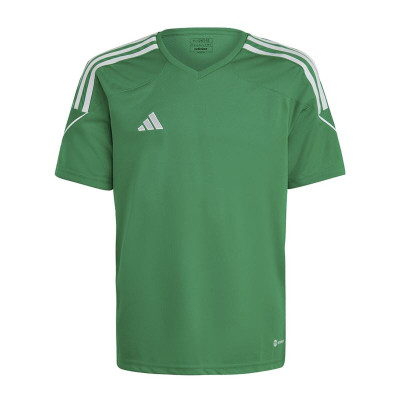 Children's Short Sleeved Football Shirt Adidas Tiro 23 Green