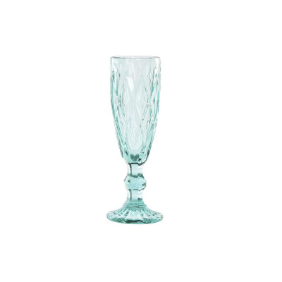 Wineglass DKD Home Decor Crystal Turquoise (150 ml)