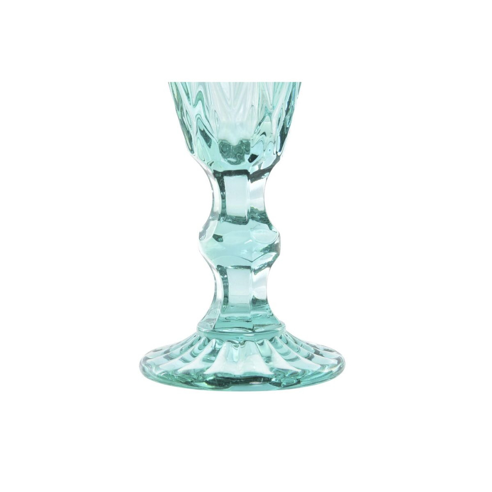 Wineglass DKD Home Decor Crystal Turquoise (150 ml)