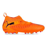 Childrens Football Boots Puma Future 8 Match Mg Heat Fire-