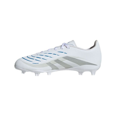 Childrens Football Boots Adidas Predator League Fg/Mg White