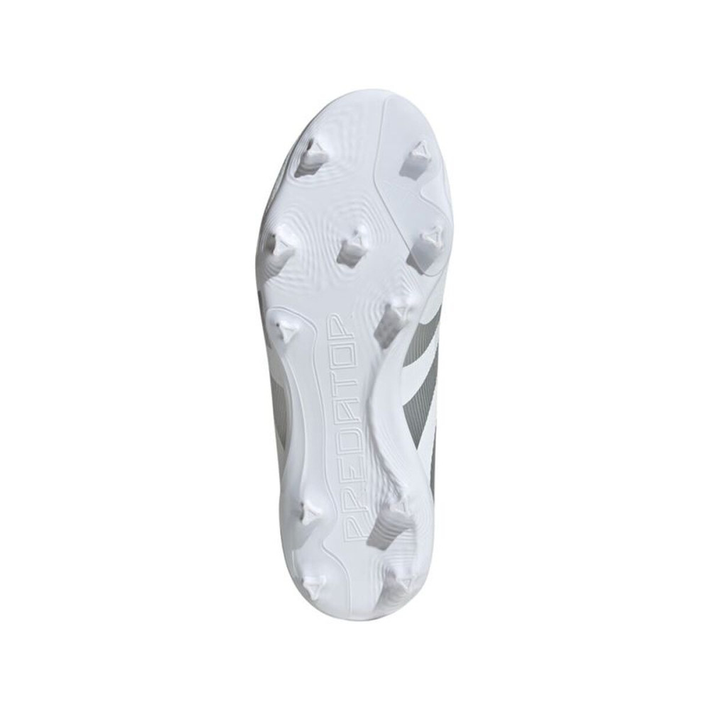Childrens Football Boots Adidas Predator League Fg/Mg White