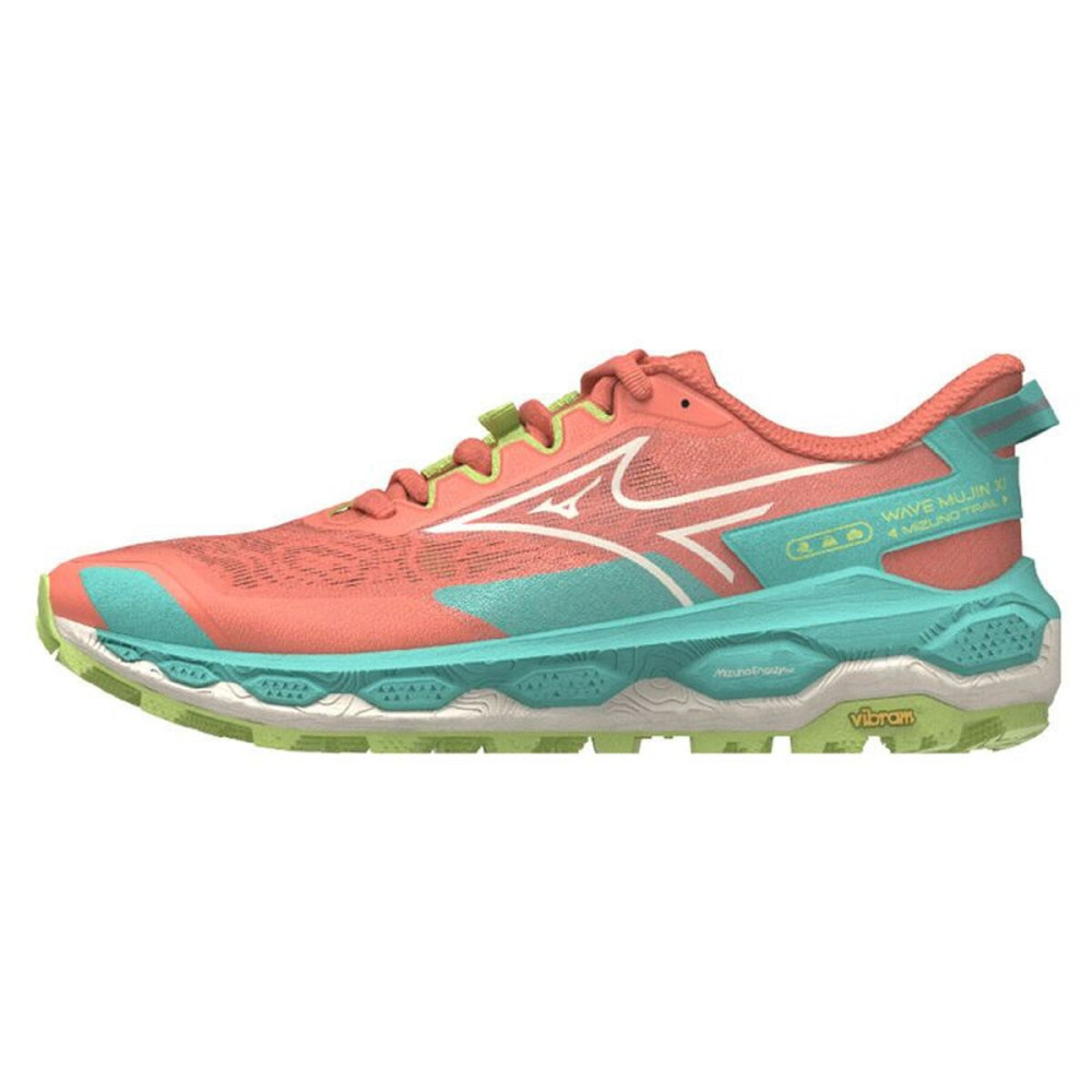 Trail running shoes for women Mizuno Wave Mujin 11 Salmon