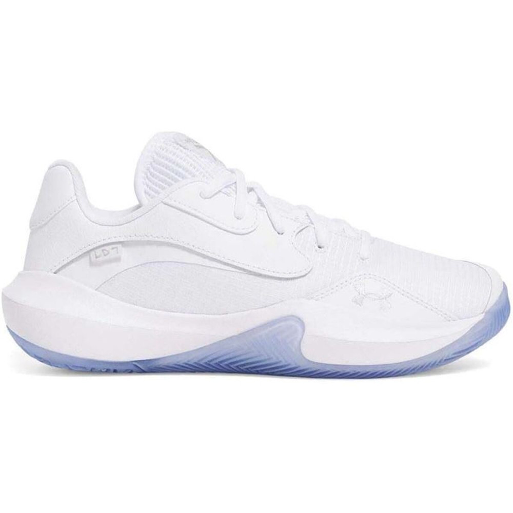 Basketball Shoes for Adults Under Armour Lockdown 7 White