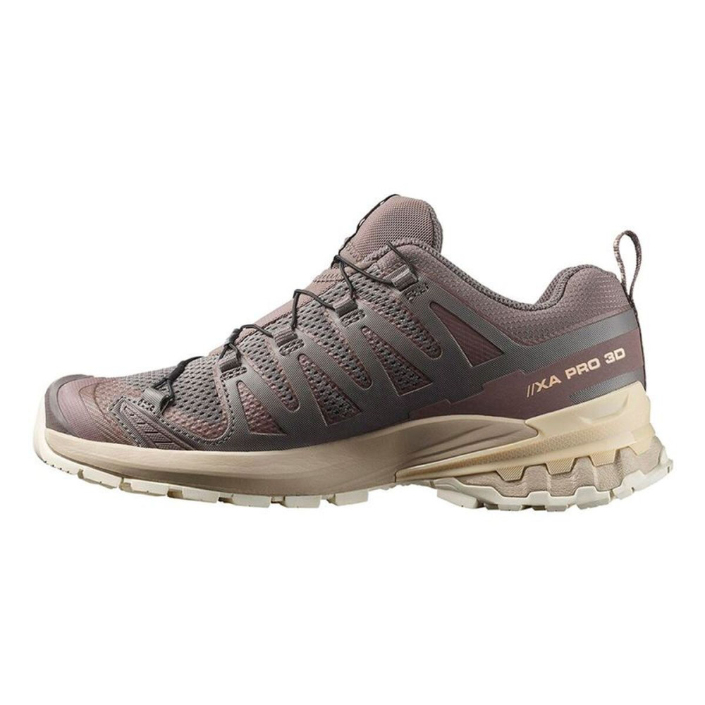 Trail running shoes for women Salomon Xa Pro 3D V9 Light brown