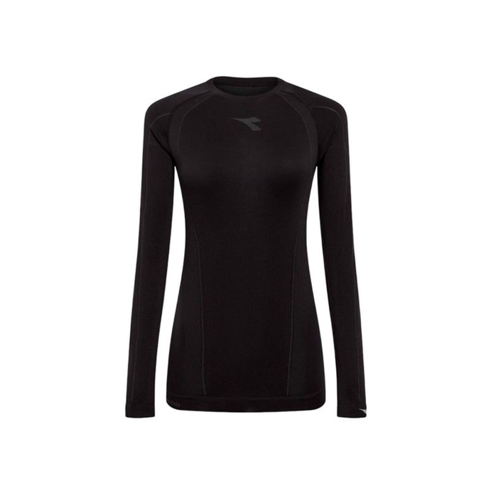 Women's long sleeve T-shirt Diadora Stratozero Black Running