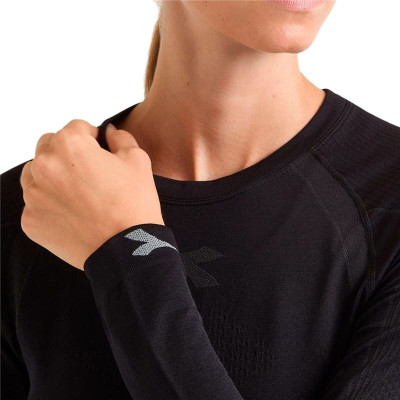 Women's long sleeve T-shirt Diadora Stratozero Black Running