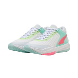 Basketball Shoes for Children Puma Court Pro 2 White Green