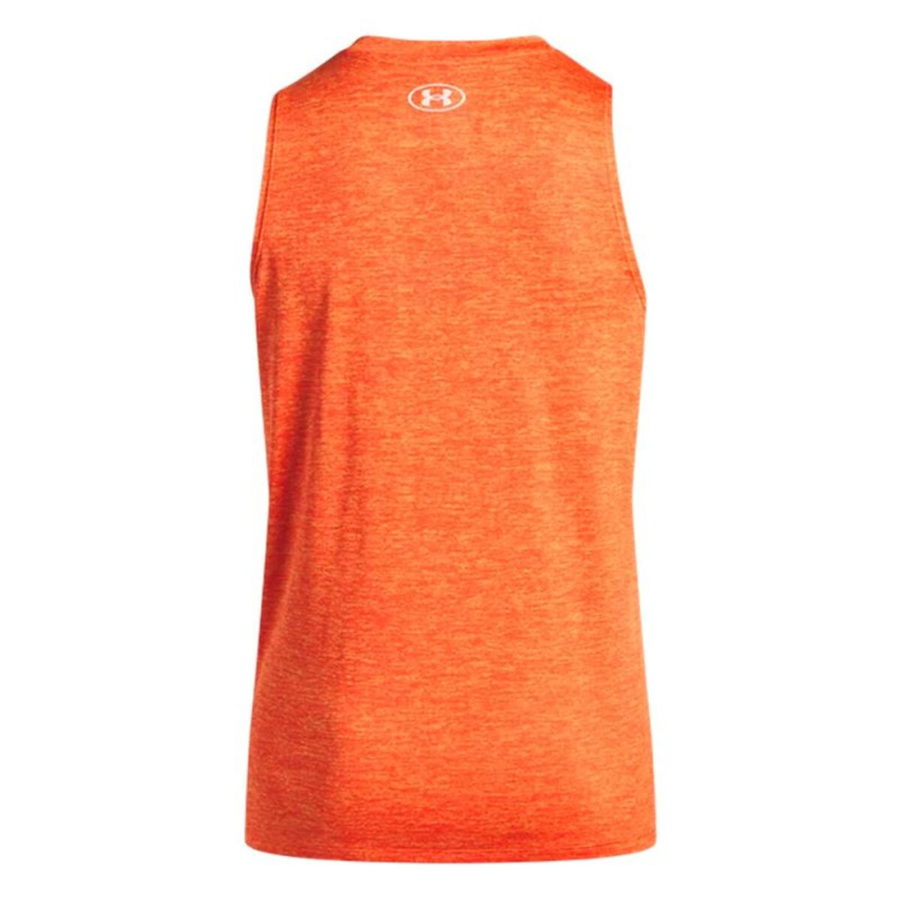 Women's Sleeveless T-shirt Under Armour Tech Tank Twist Orange Fitness
