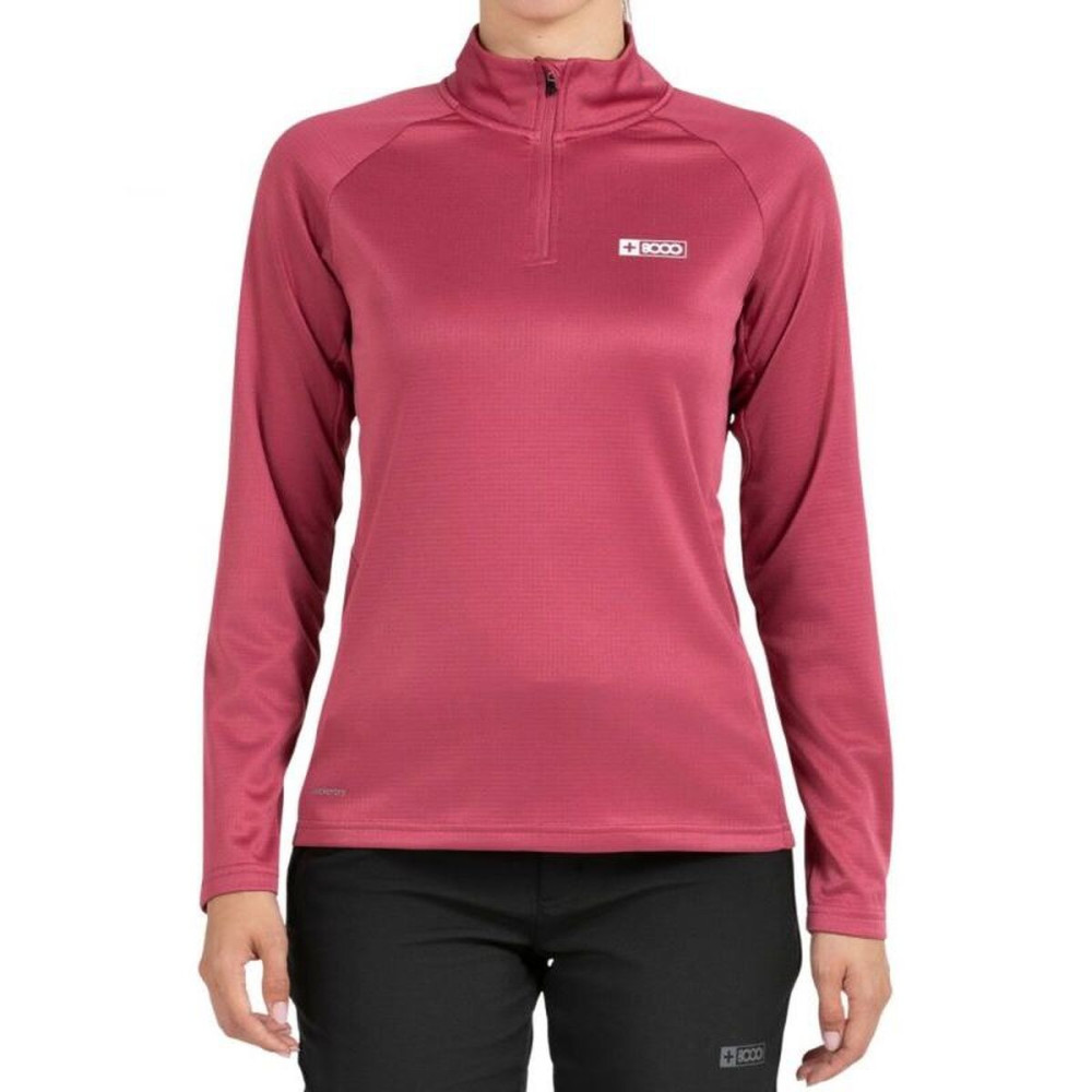 Women's long sleeve T-shirt +8000 Lua Crimson Red