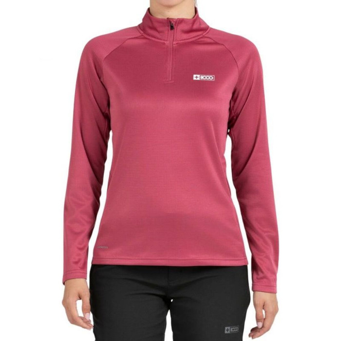 Women's long sleeve T-shirt +8000 Lua Crimson Red