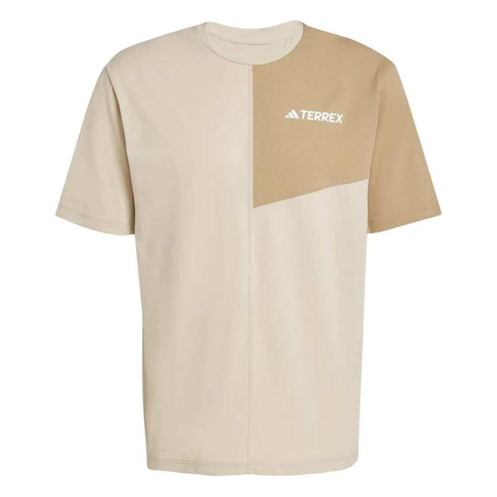 Men’s Short Sleeve T-Shirt Adidas Beige