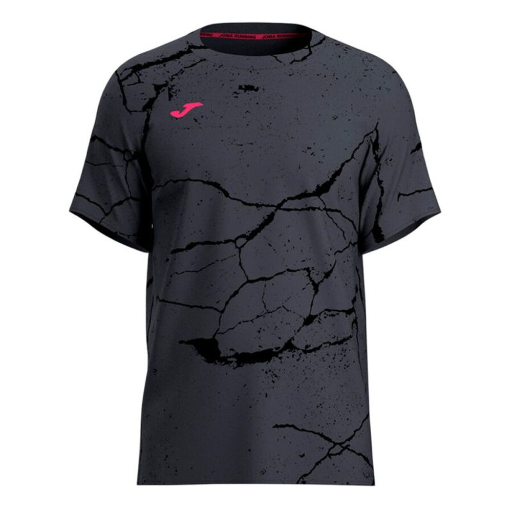 Men’s Short Sleeve T-Shirt Joma Sport R-Night Pro Black