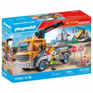 Crane Lorry Playmobil 71750 Blue
