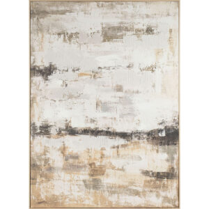 Painting Home ESPRIT White Beige Abstract Urban 130 x 5 x 180 cm