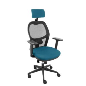 Office Chair Jorquera Piqueras y Crespo DRN65CR Black Petroleum green