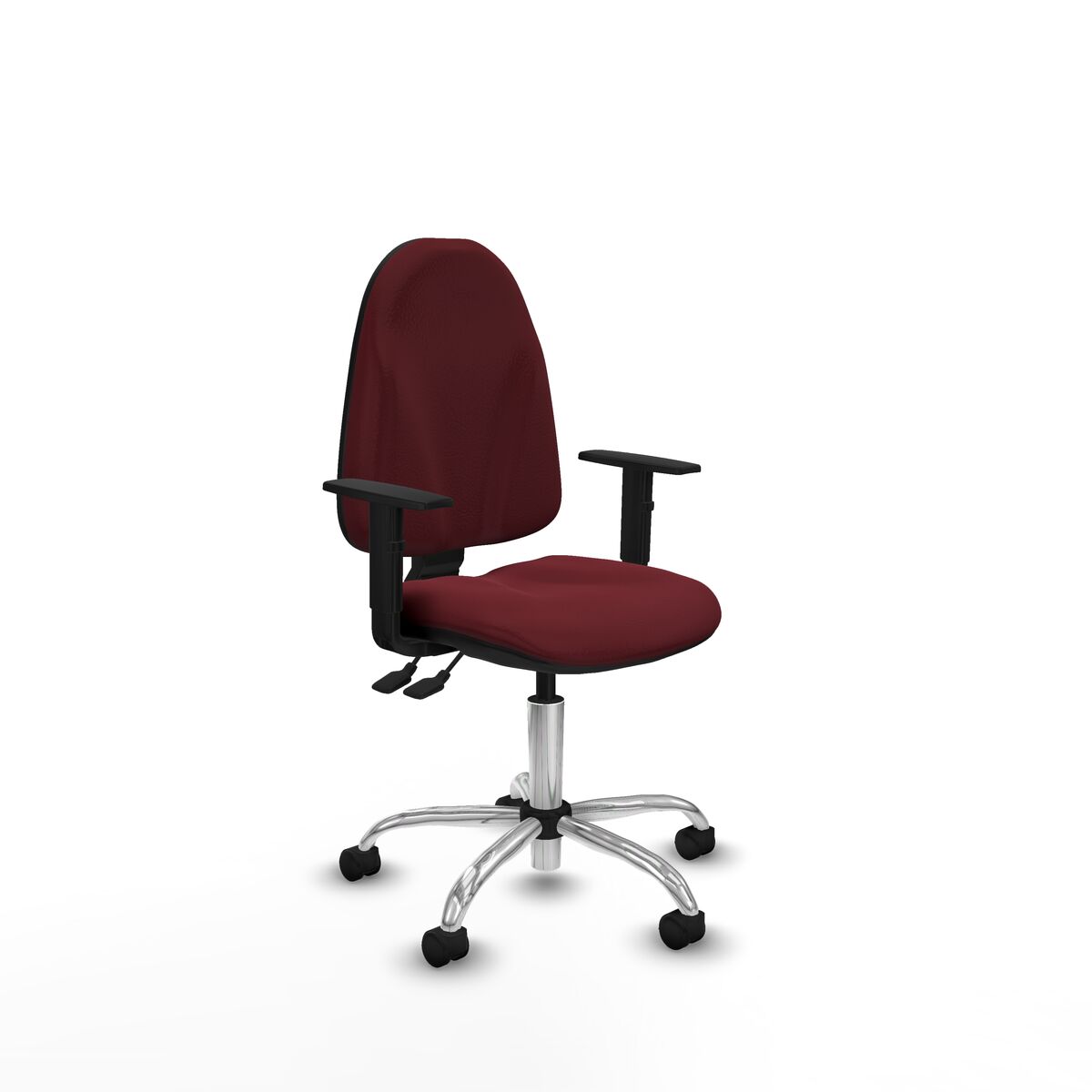 Office Chair Algarra AS Piqueras y Crespo B1D05RN Maroon