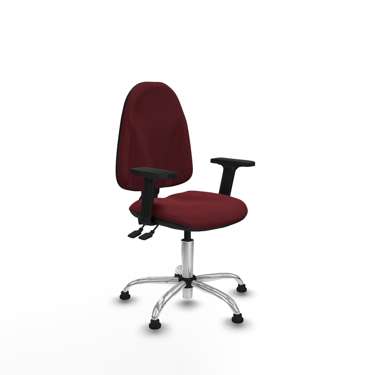 Office Chair Algarra AS Piqueras y Crespo B2D05RT Maroon