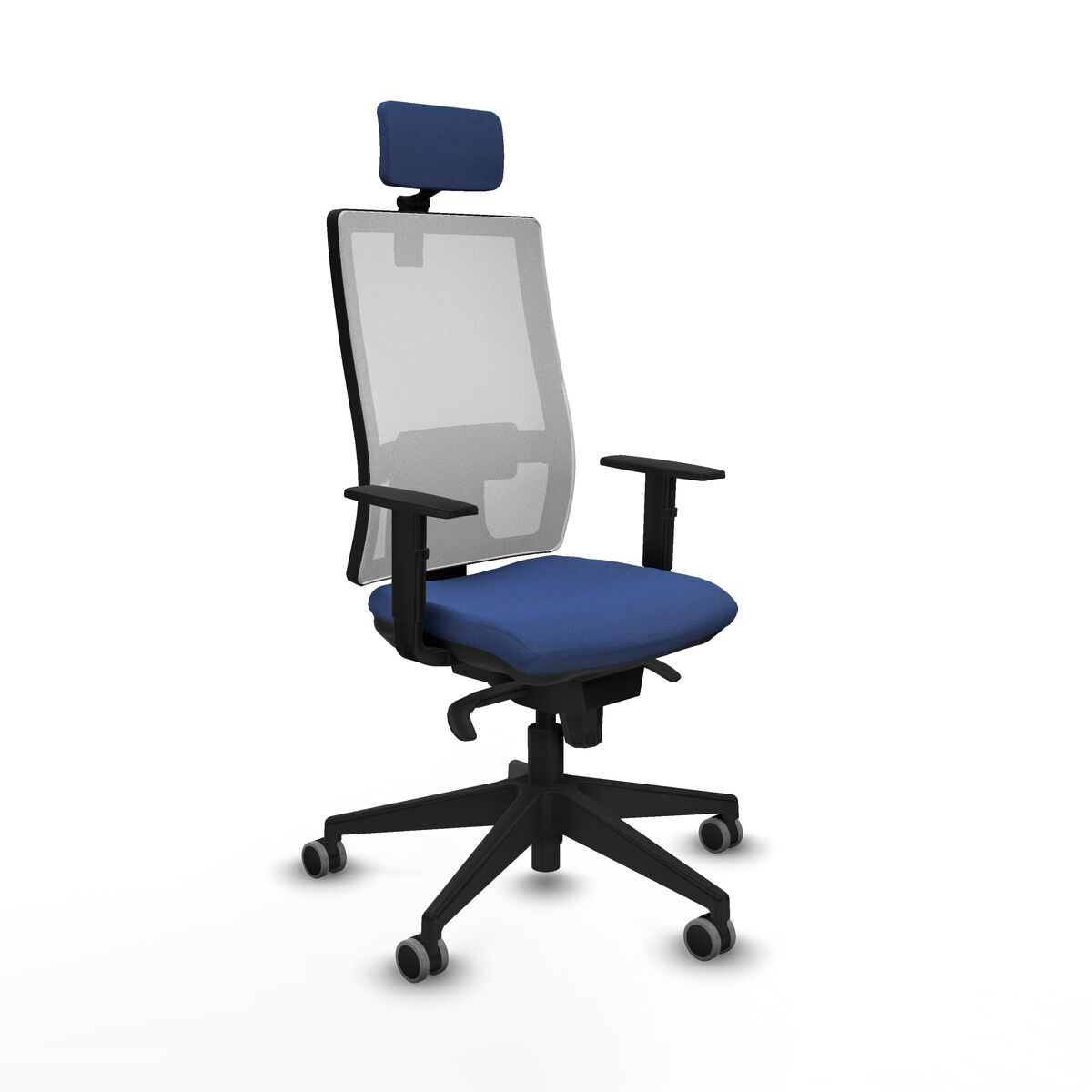 Office Chair Piqueras y Crespo 1D066G2 Navy Blue