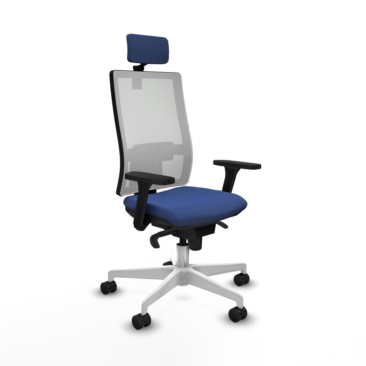 Office Chair Piqueras y Crespo 3D026N2 Navy Blue