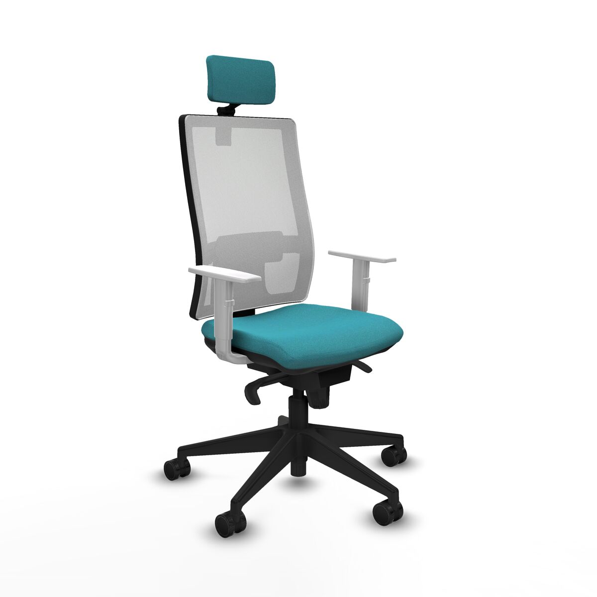 Office Chair Piqueras y Crespo 4B066N2 Turquoise