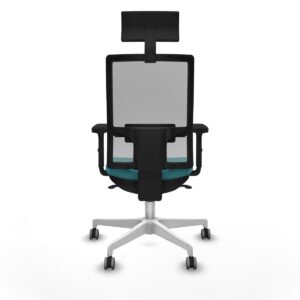 Office Chair with Headrest Piqueras y Crespo 2D026G1 Turquoise