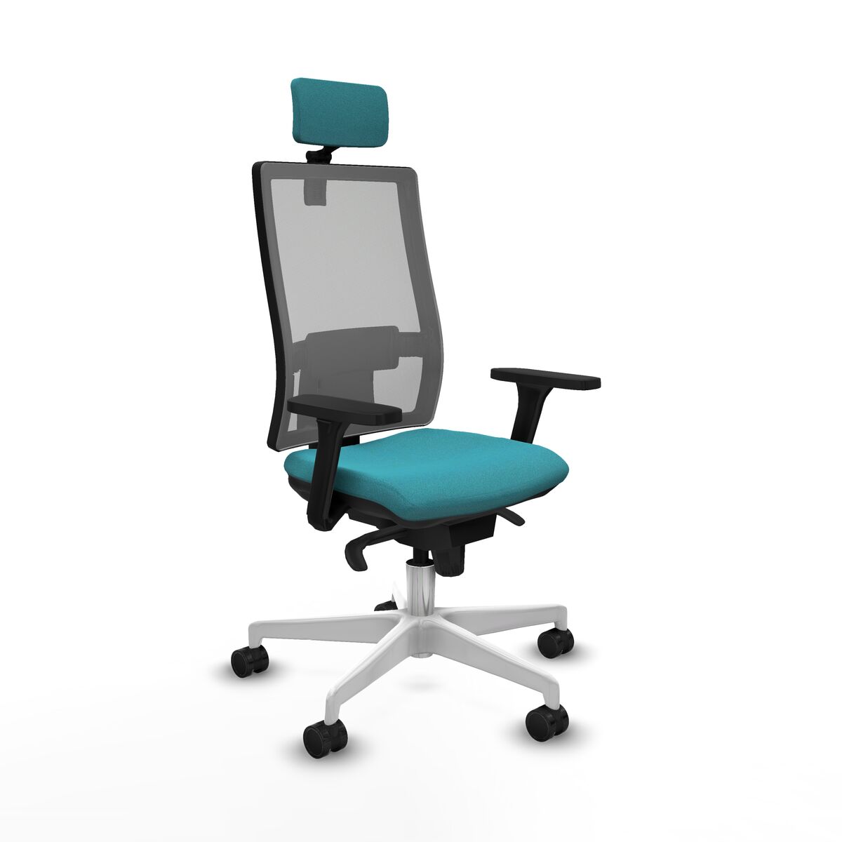 Office Chair Piqueras y Crespo 3D026N2 Turquoise