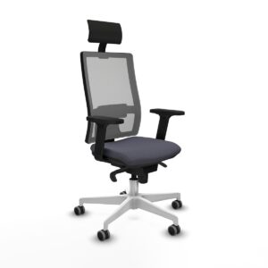 Office Chair with Headrest Piqueras y Crespo 2D026G1 Dark grey
