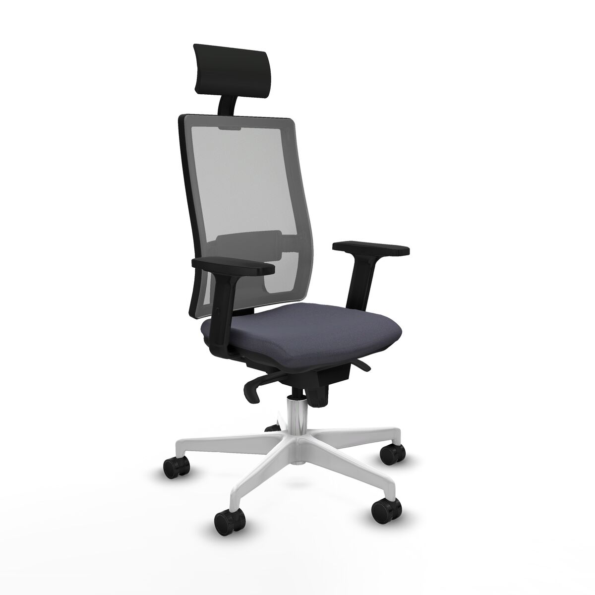 Office Chair with Headrest Piqueras y Crespo 2D026N1 Dark grey
