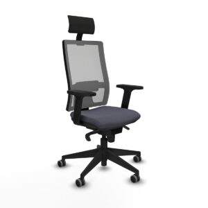 Office Chair with Headrest Piqueras y Crespo 2D066G1 Dark grey
