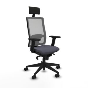 Office Chair with Headrest Piqueras y Crespo 2D066N1 Dark grey