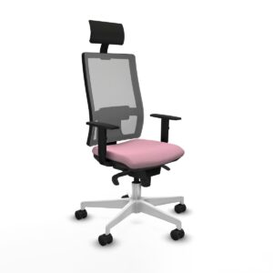 Office Chair with Headrest Piqueras y Crespo 1D026N1 Pink
