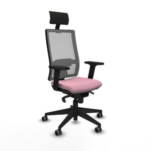 Office Chair with Headrest Piqueras y Crespo 2D066G1 Pink