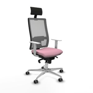 Office Chair with Headrest Piqueras y Crespo 4B086G1 Pink