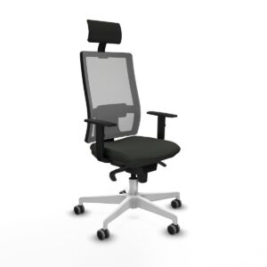 Office Chair with Headrest Piqueras y Crespo 1D026G1 Black