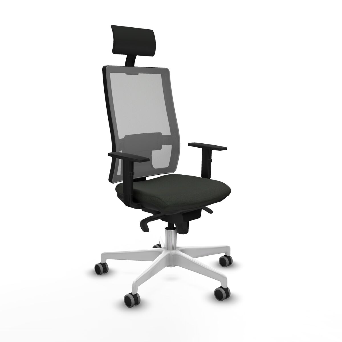 Office Chair with Headrest Piqueras y Crespo 1D026G1 Black