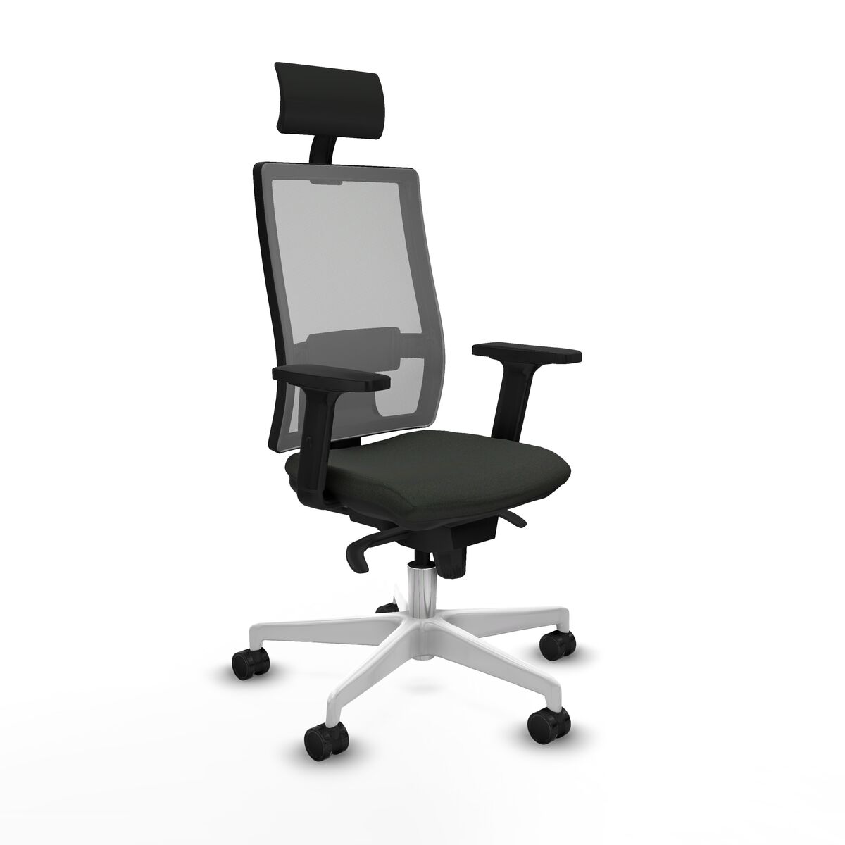 Office Chair with Headrest Piqueras y Crespo 2D026N1 Black
